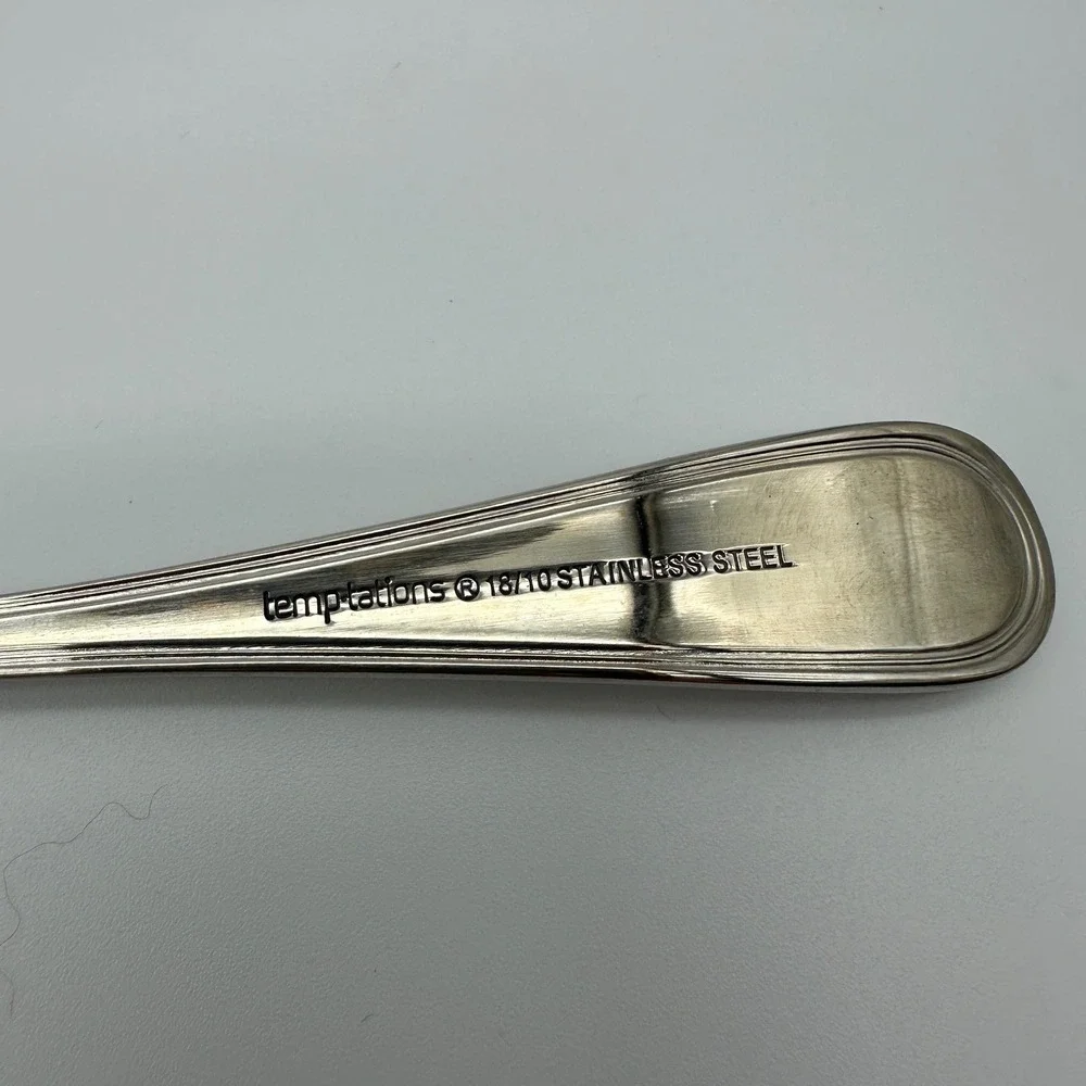 Temptations 18/10 Stainless Steel Pumpkin Patch Teaspoons Set of 6 Autumn Fall